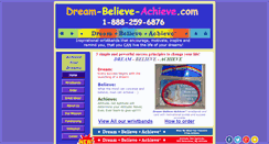 Desktop Screenshot of dream-believe-achieve.com